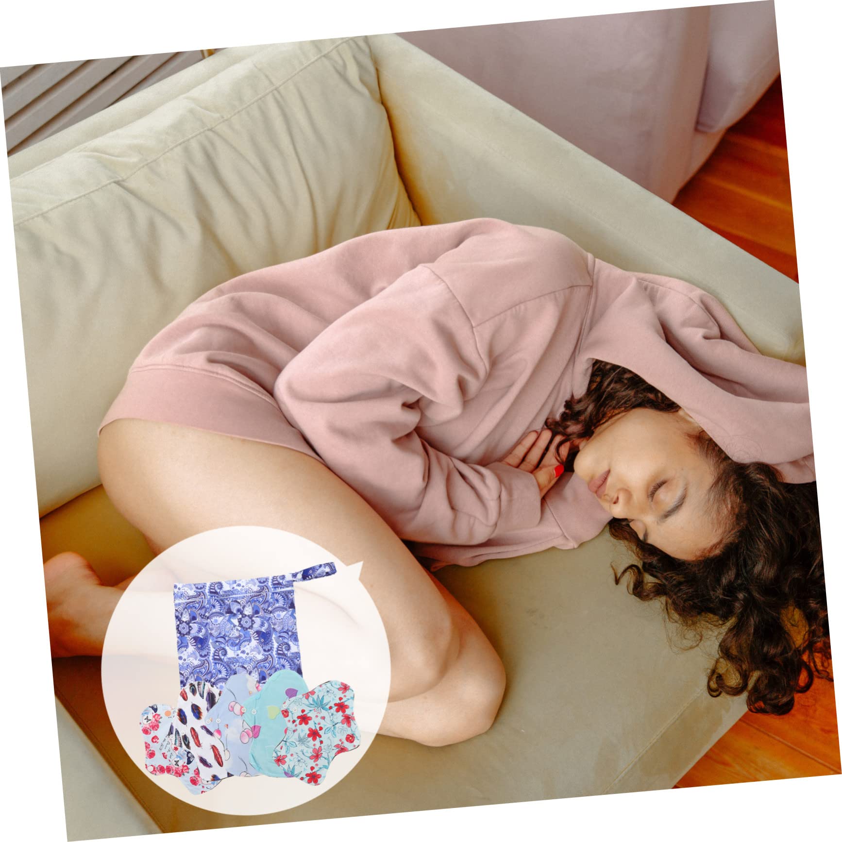 MAGICLULU 3juegos Compresas Menstruales Reutilizables De Lavables Paquete Para Absorbentes y Cómodas Para y Actividades