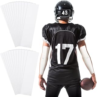 24 Pcs Athletic Turf Tape Easy to Apply Athletic Tape Football Turf Tape Easy Tear No Sticky Residue Tape for Athlete, Sport Trainers, 15.75 x 3.94 Inches (White)