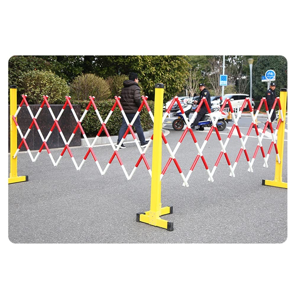 Barrière métallique extensible pour interdire accès zone travaux