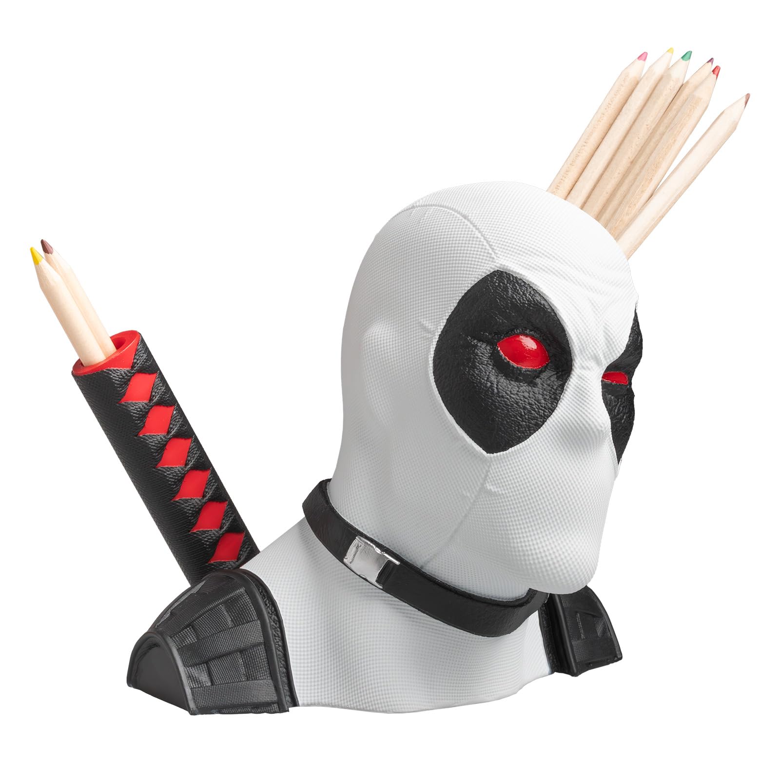 Grupo Erik DeadPool Marvel X Force Pencil Holder - 3D Desktop Pencil Holder - Marvel Figures, Desk Organizer | Marvel Stationery Desk Accessories, Official License - Image 2