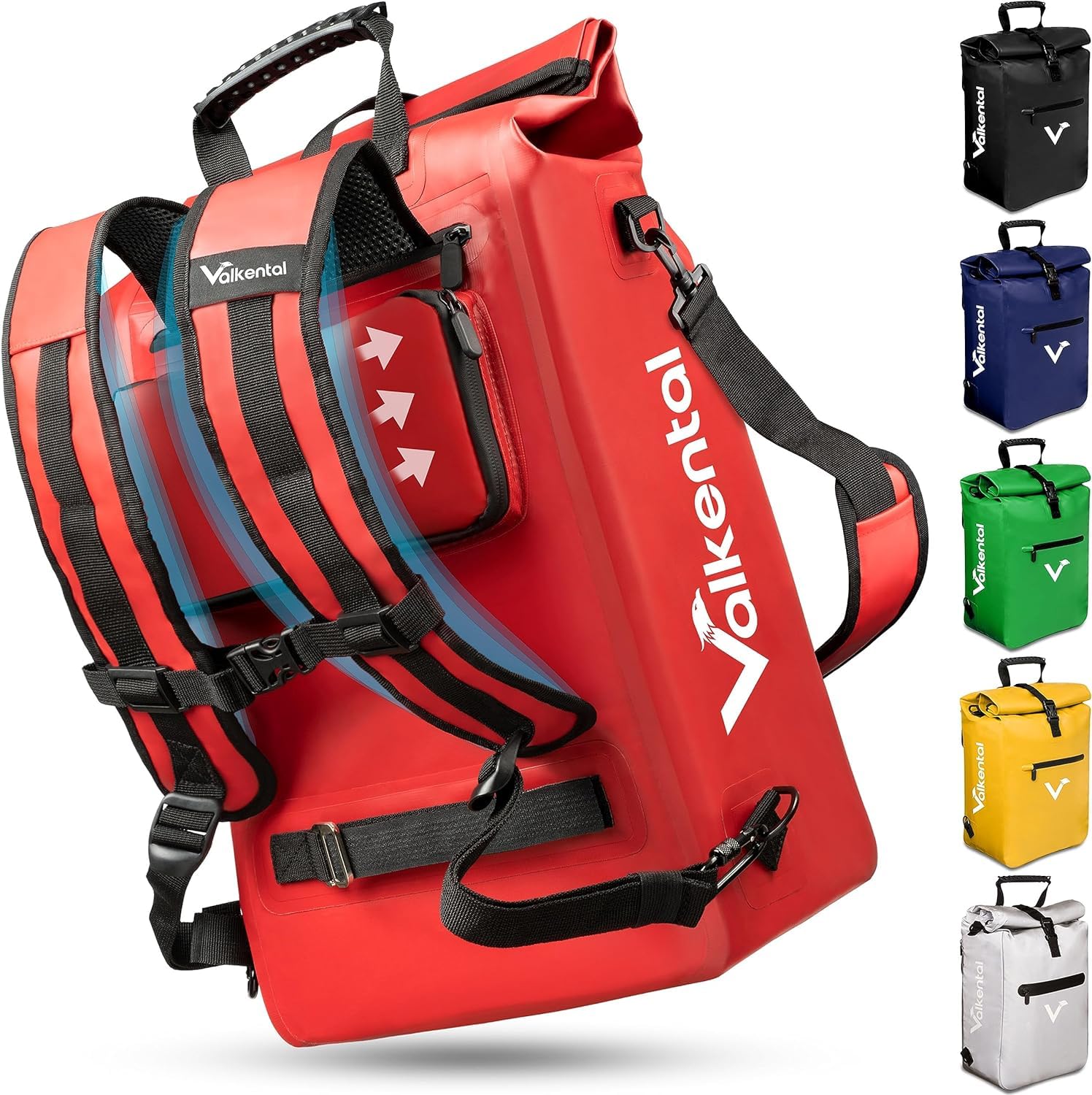 Sacoche Vélo étanche GAVTON 50L - Grande Capacité, Porte-bagages | Pour Trajets Quotidiens, Randonnée, VTT, VAE - 7