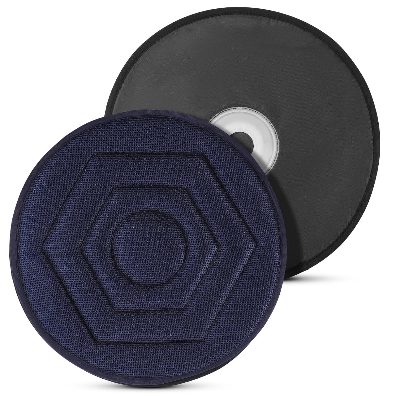 Cabilock Cuscino girevole a 360° per seggiolino auto, universale, per un facile ingresso e uscita, leggero, portatile e traspirante, per auto, ufficio, sedia a rotelle, 38,1 cm