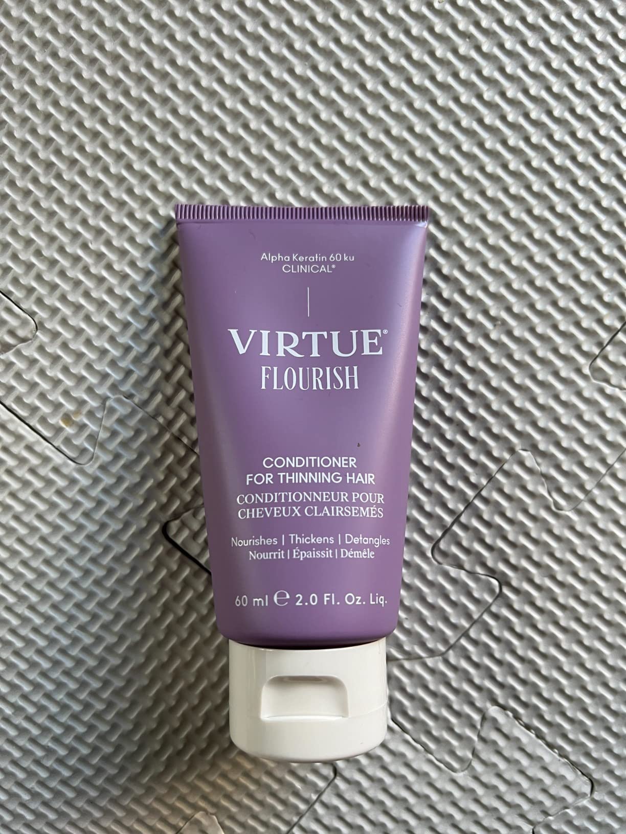 VIRTUE Flourish Conditioner for Fine or Thinning Hair, Sulfate Free Hair Growth Product, Detangles and Thickens, Color Safe