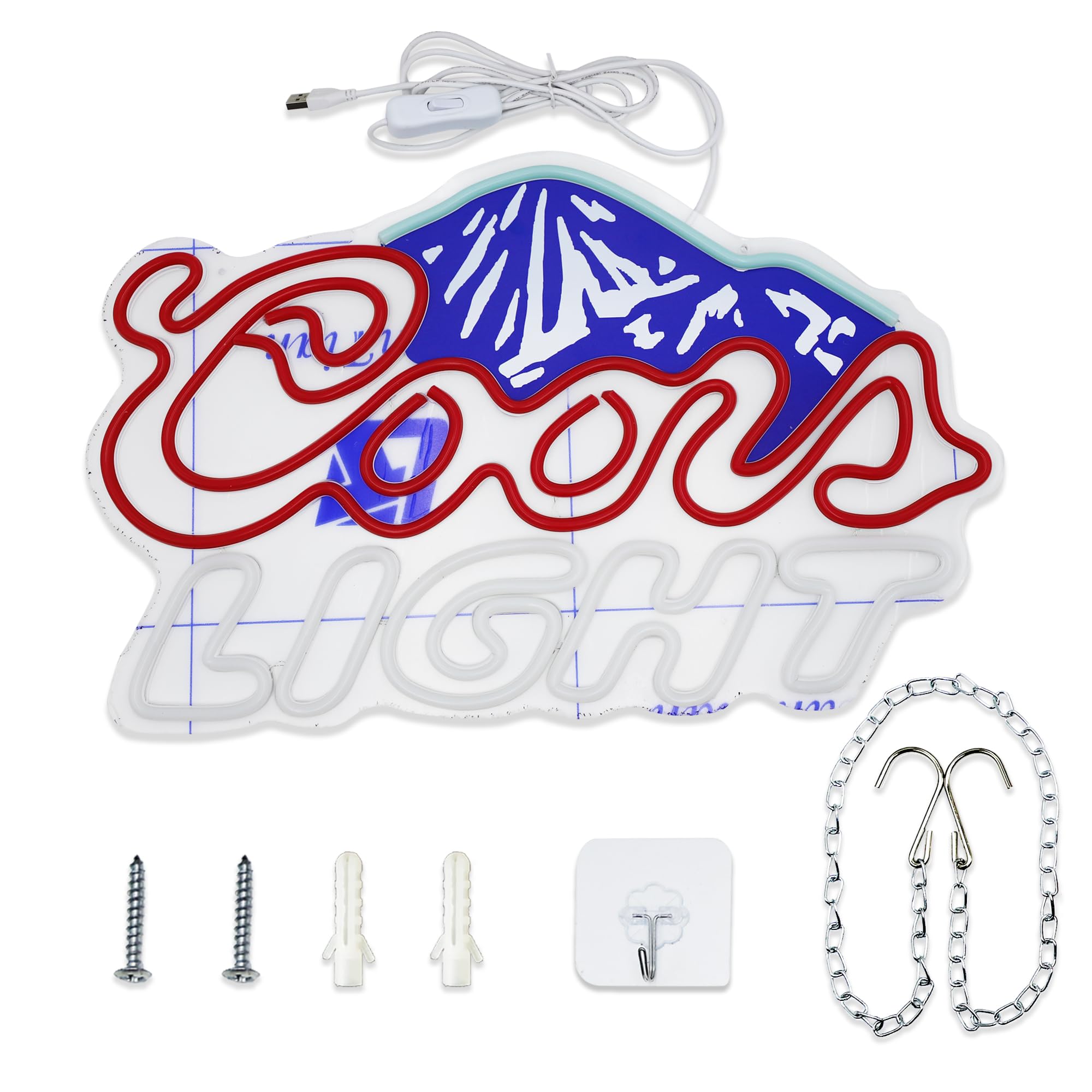 Amazon.com: For coors light neon sign for Beer Led Sign Wall Décor