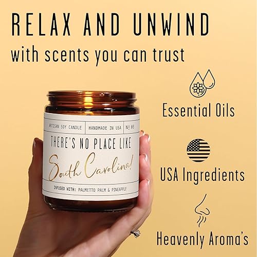 Vista 77 de Regalos de Nueva York, decoración de Nueva York para el hogar – 'There No Place Like New York Candle, con manzana jugosa, canela y calabaza I New