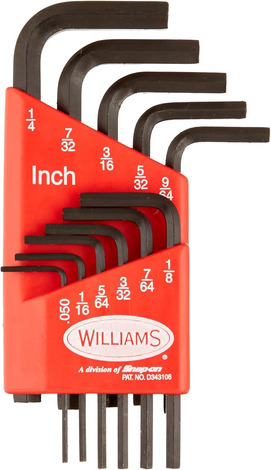Williams 10111 Short Hex Key Set, 11-Piece