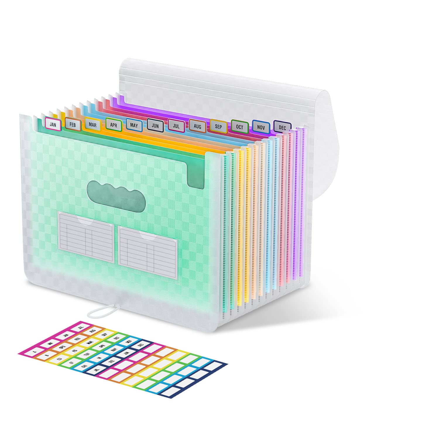 Buy ThinkTex Accordian File Organizer, 12 Pockets Expanding File