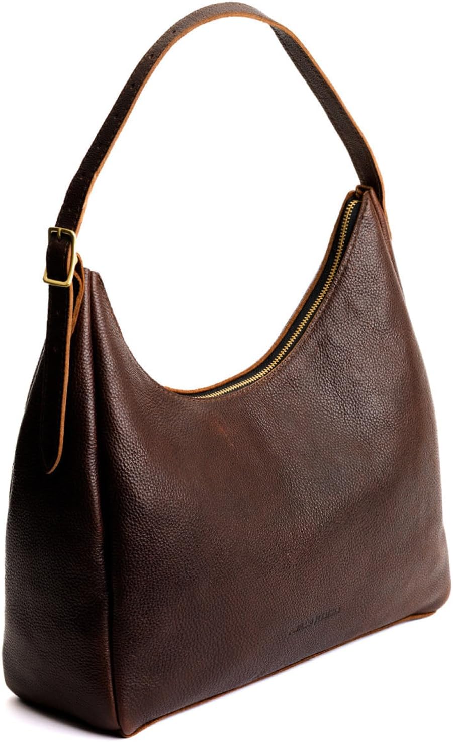 Portland Leather Goods Aspen Shoulder Bag – Handmade with Full-Grain Hides – Secure Zipper Closure & Adjustable Strap - Image 7