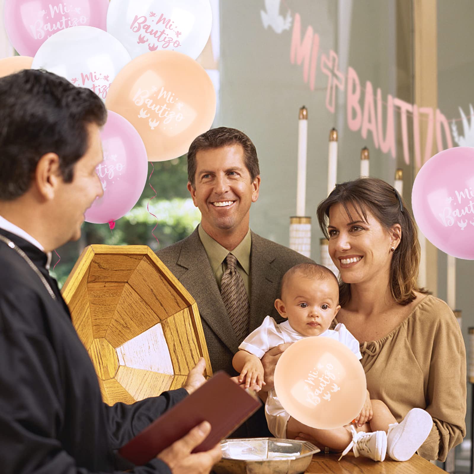 12 Ballons Baby Shower Bannière Banderole Oh Baptême Pailleté Papier Bunting Banner Paillettes Guirlande DIY Décoration Feston Fête Pour Anniversaires Naissance Fille Garçon