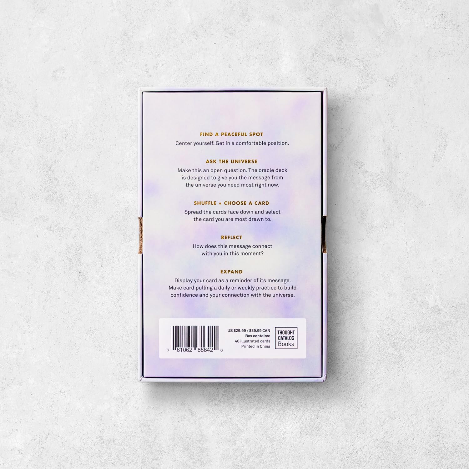 THOUGHT CATALOG Oracle Deck: Conversations with The Universe by Danica GIM – 40 Card Meditation Deck for Daily Inspiration, Manifestation & Universal Wisdom