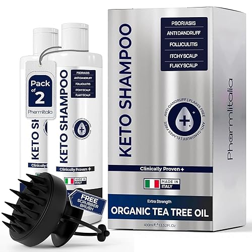 Champú para la psoriasis del cuero cabelludo, champú en copos anticaspa, tratamiento con picazón del cuero cabelludo para dermatitis seborreica y