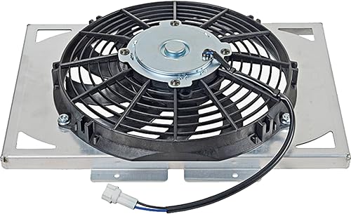 Total Power Parts Motor de ventilador de radiador 434-22004 compatible con/repuesto para Yamaha Rhino 450 YXR450F 2006-2009, Rhino 660 YXR660F