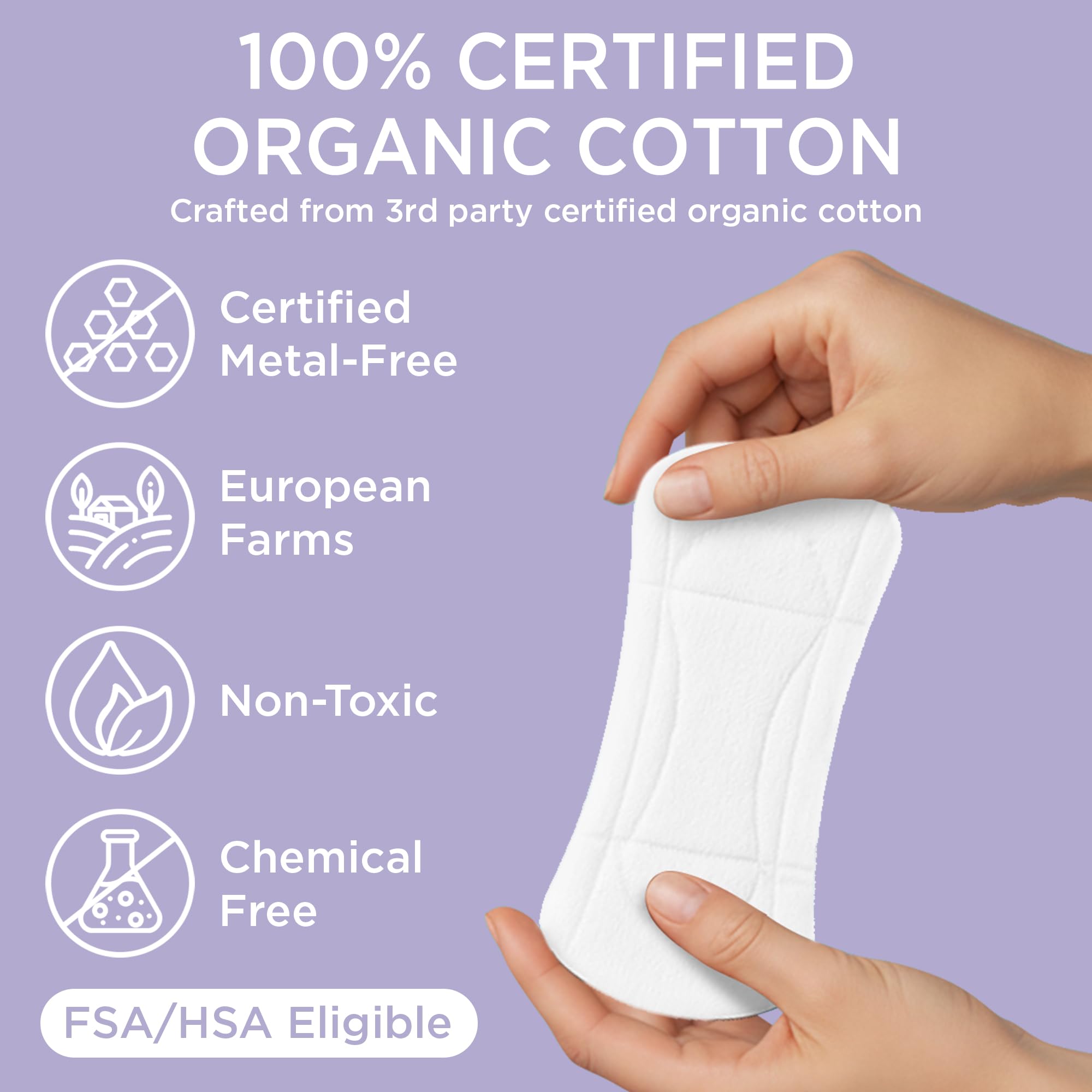 Organic Cotton Period Care Set: Tampons, Pads & Liners