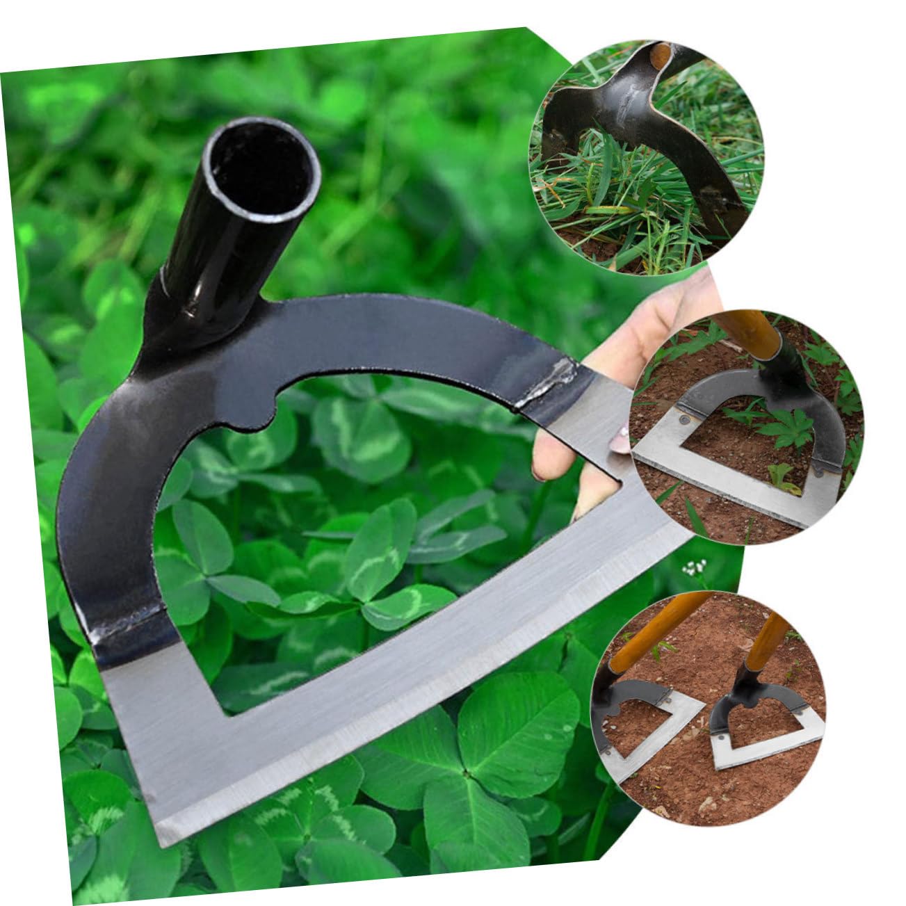Schwere Langlebige Gartenhacke aus Rostfreiem Vielseitiges Handwerkzeug zum Unkrautjäten Bodenlockern und Säen für Hobbygärtner und Professionelle Gartenarbeit