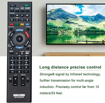 RM-ED059 RM-ED058 Replacement Remote Control Fit for Sony Bravia TV