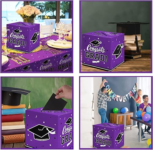 Miniatura 4 de Gatherfun Decoraciones para fiestas de graduación, caja de graduación, caja de tarjetas de graduación, regalo de graduación, regalos de fiesta,