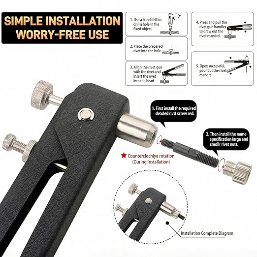 Kit de Insertos Roscados 430 Piezas SAE, Herramienta Manual para Tuercas Ciegas miniatura 6