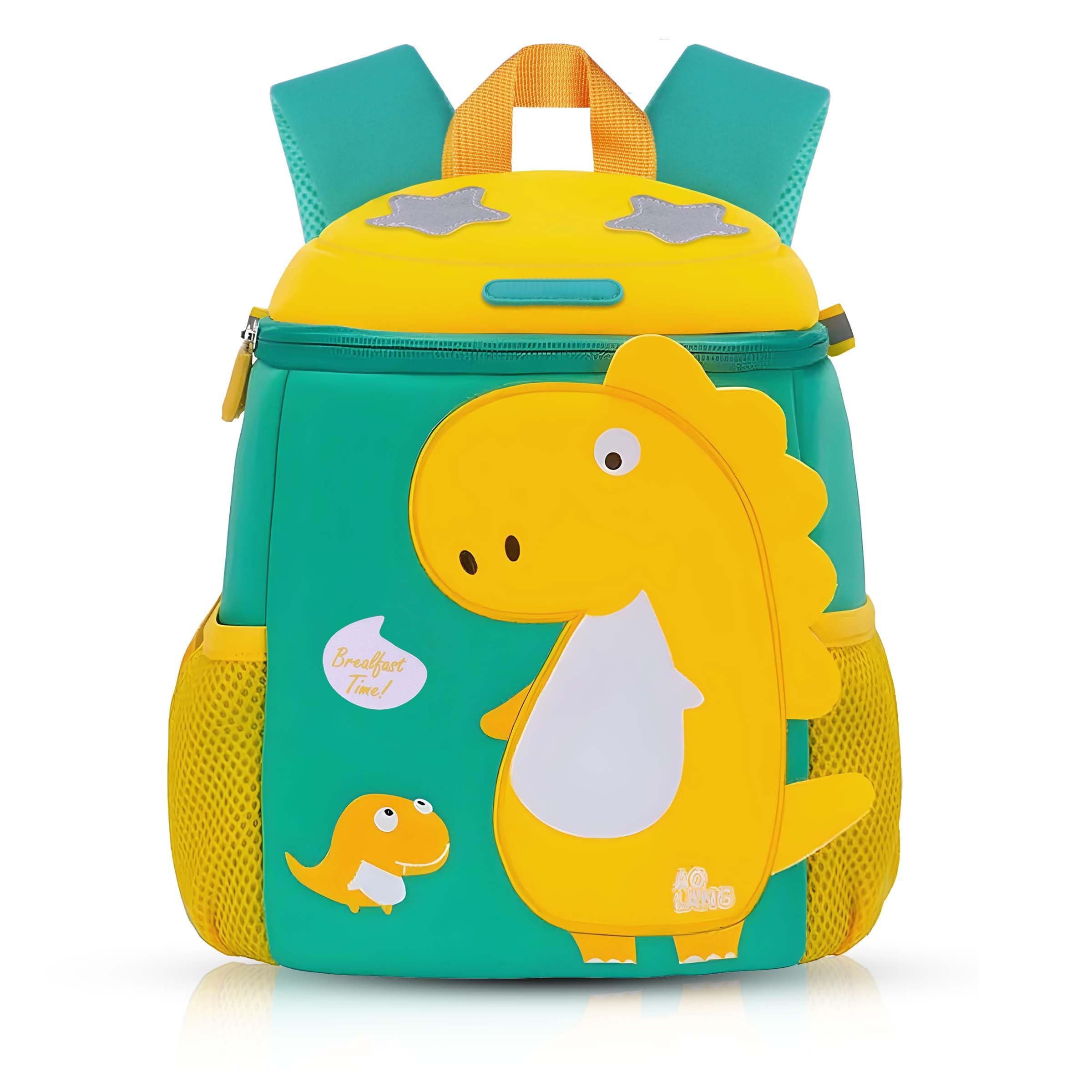 toyshine Dinosaur Backpacks for Kids Girls Boys Cute Dinosaurs Dino Toddler Backpack Preschool Nursery Travel Bag - Mini Size - Yellow for kids.-picture-27