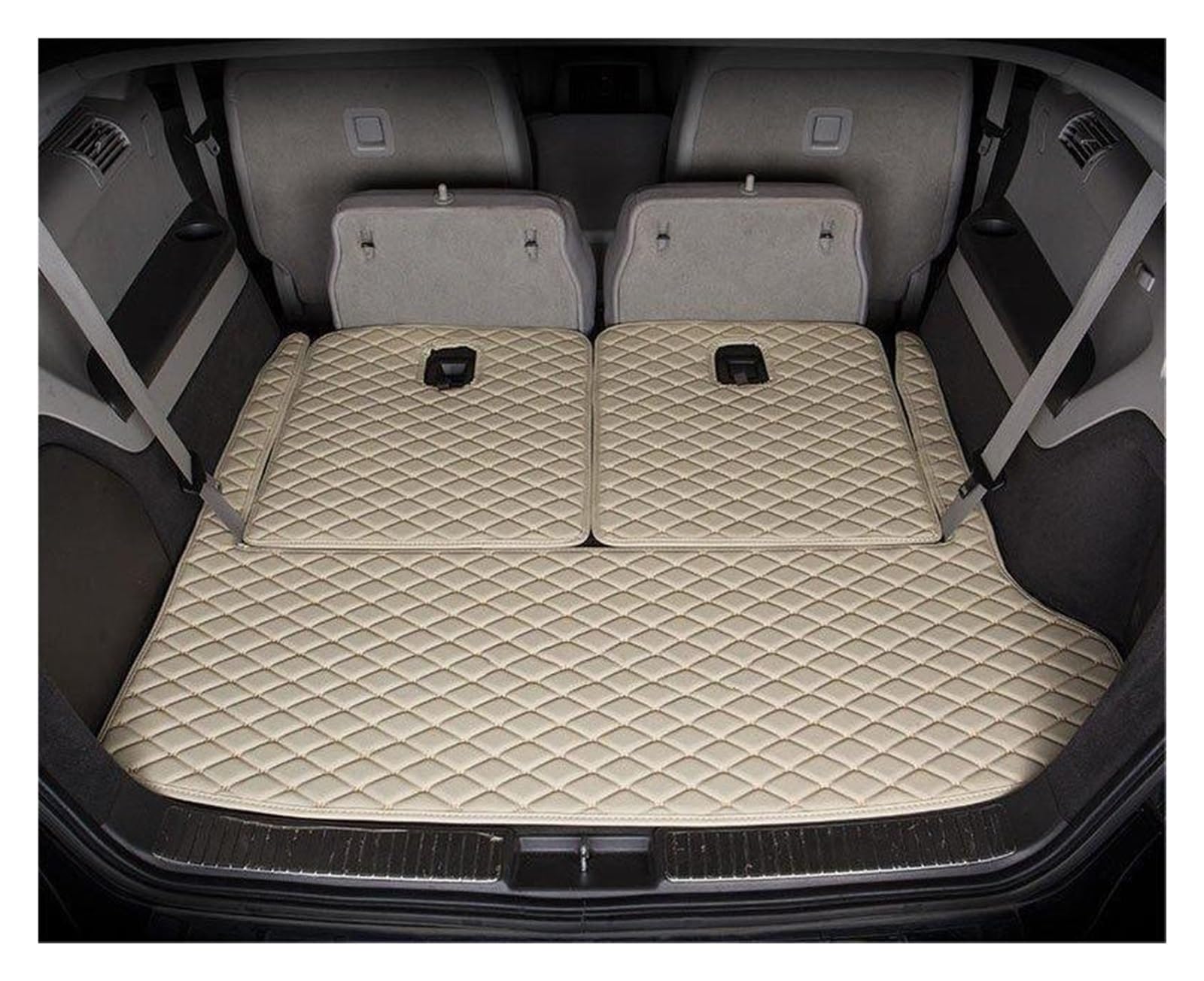 Tapis de coffre de voiture pour Mercedes R320 R350: doublure beige pour les sorties en famille