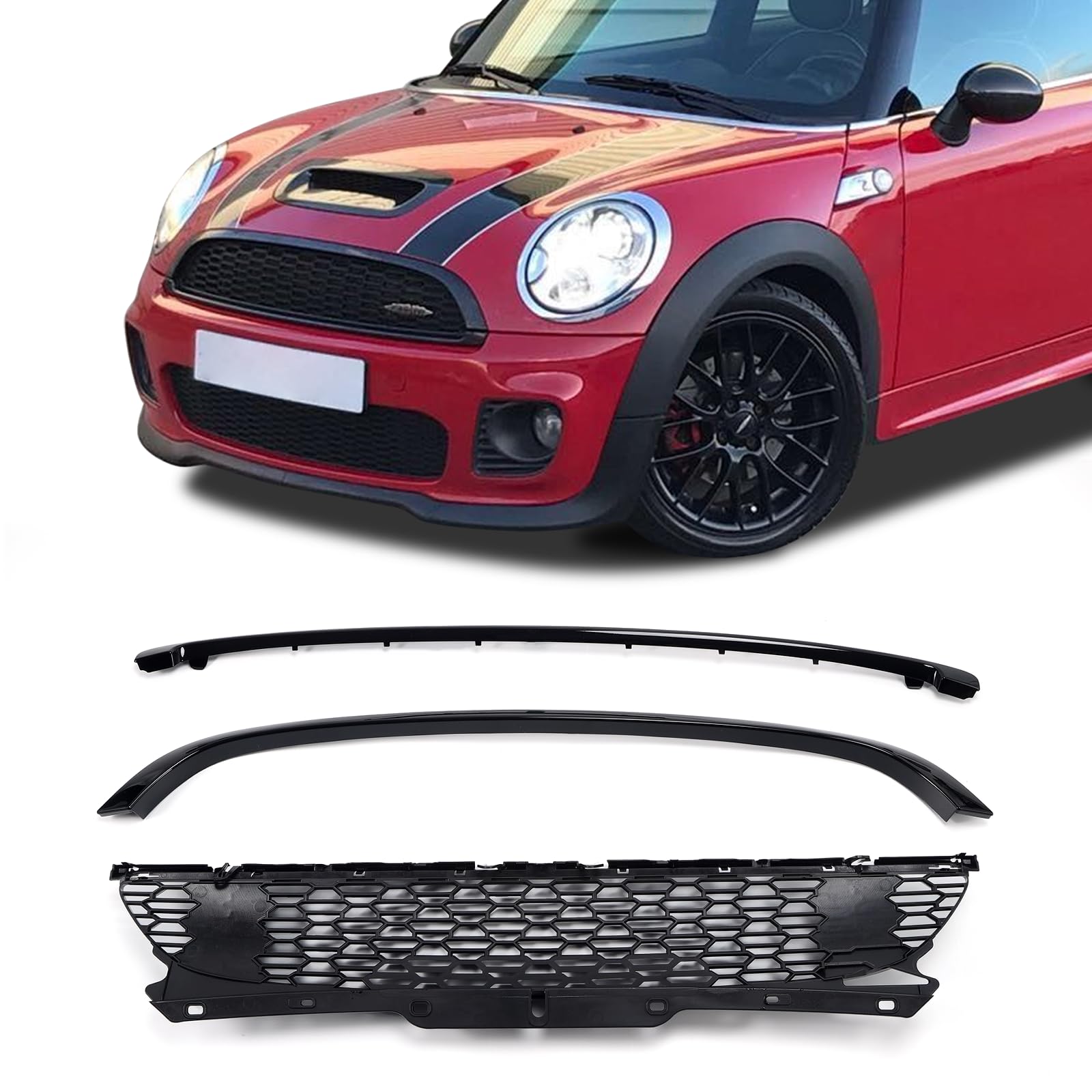 Amazon.com: For Mini Cooper R55 R56 R57 R58 2007-2015 Front Bumper