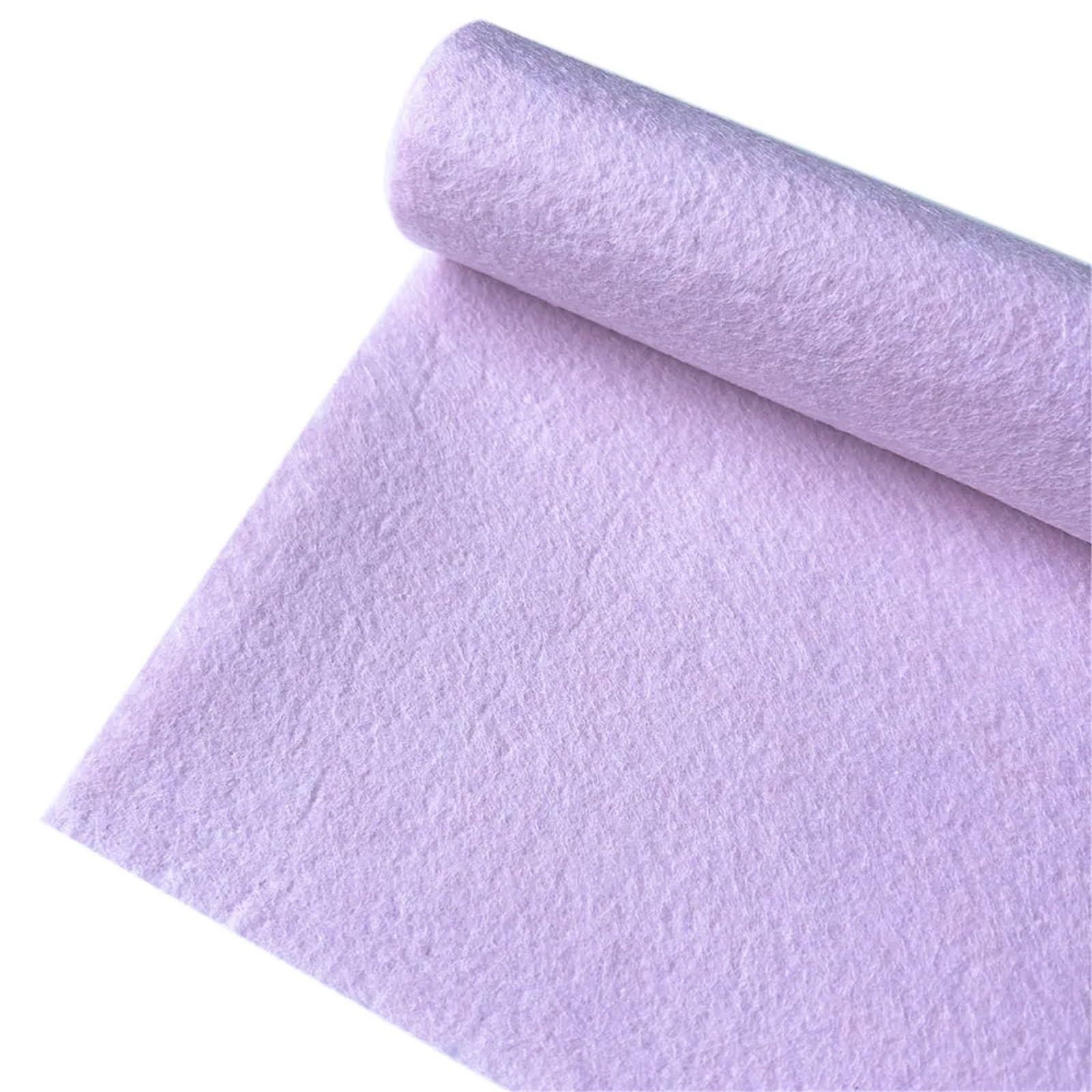 Felt Fabric Sheet, Polyester Nonwoven Felt Fabric, Multicolor, 20/40/90cm Craft Sewing(Roze,90cm x 90cm)