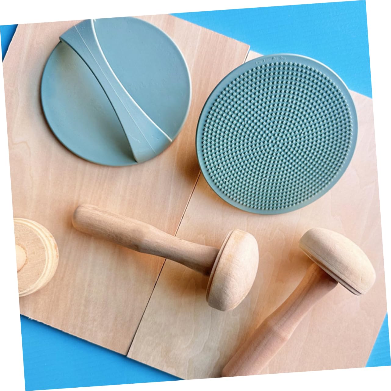 HAPINARY Professional Printmaking Supplies 8-in-1 Tool Set Baren Wood Roller Ink Knife Mat for DIY Projects