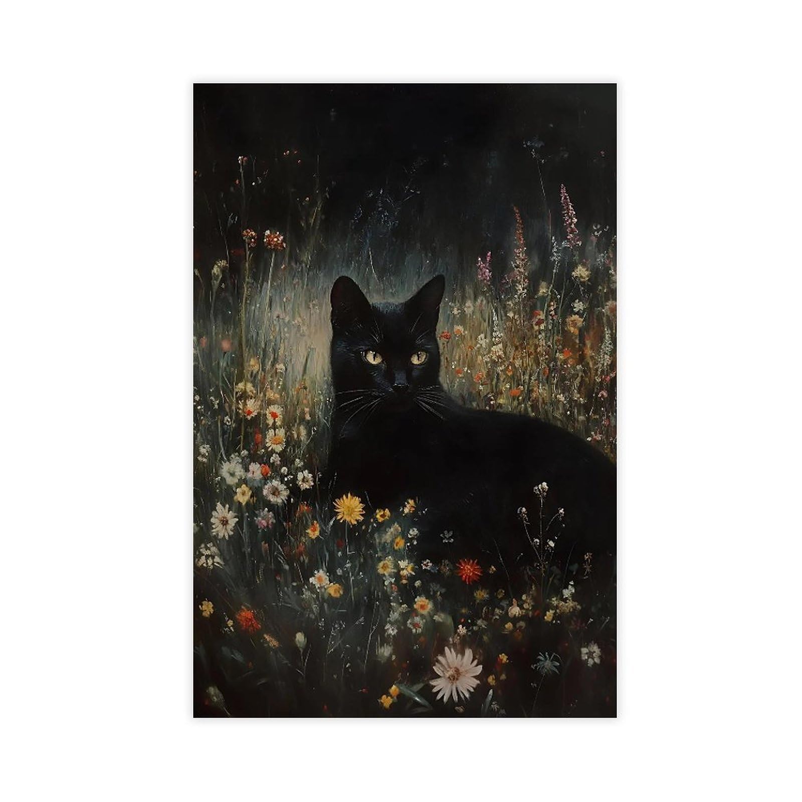 Bareronor Moody Cottagecore Poster (2) Canvas Poster Bedroom Decor Landscape Office Room Decor Gift 24" L X 36" W