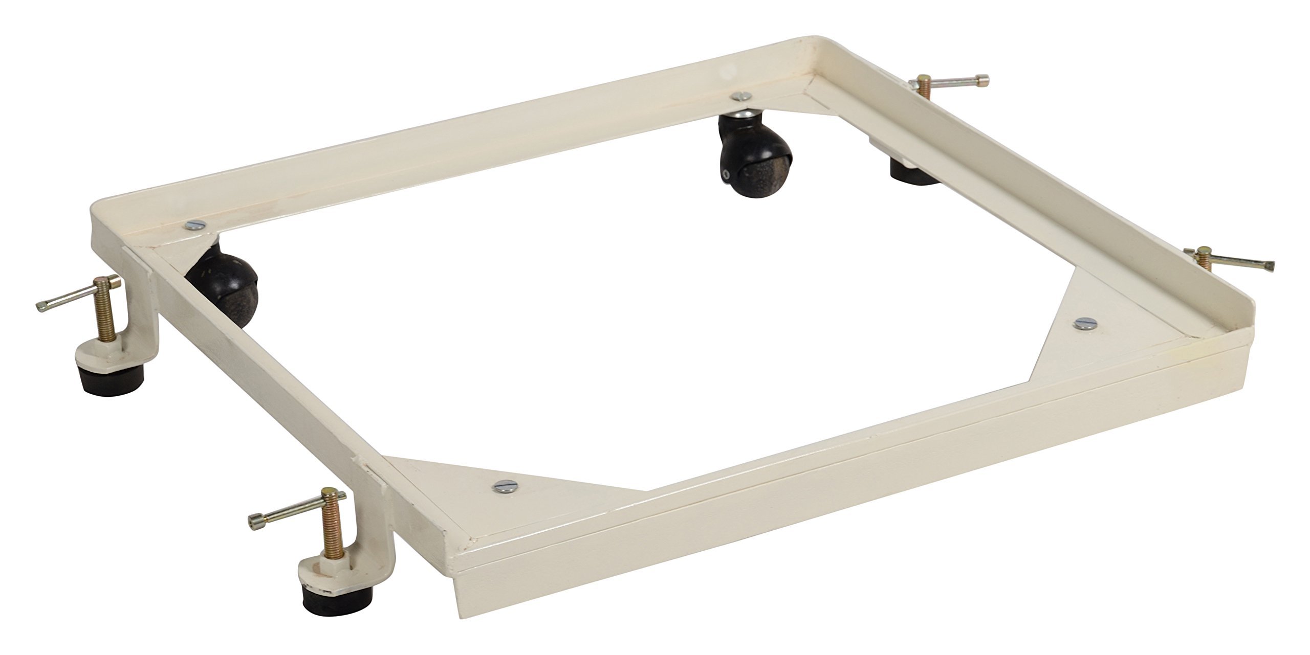 Joshi Trollies Metal Front Loading Washing Machine Trolley Small (Off-White)