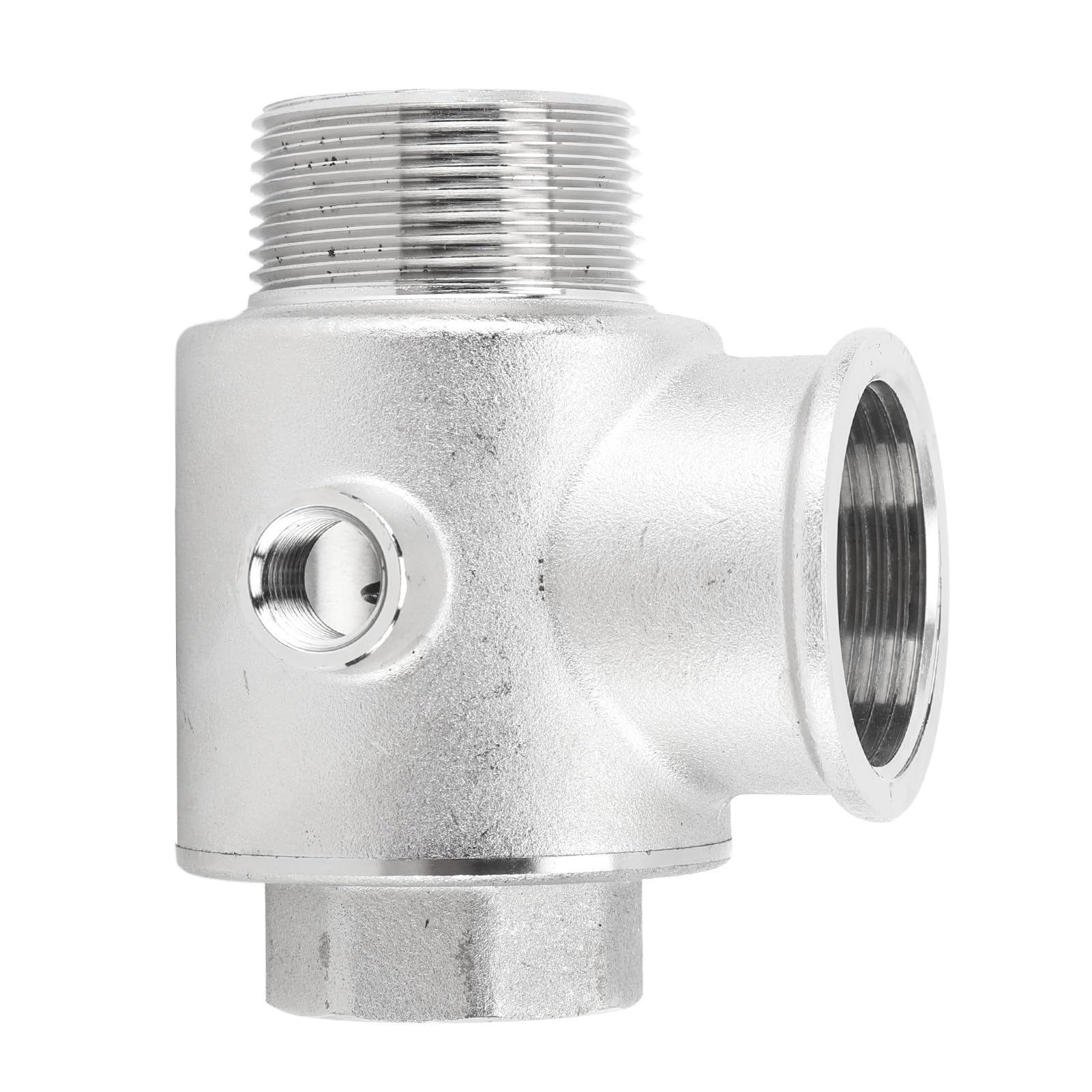 Válvula de retención de 5 vías, DN32, de aleación de aluminio, con resorte, dispositivo antirretroceso, accesorio de tubería roscado hembra y macho para sistemas hidráulicos, con