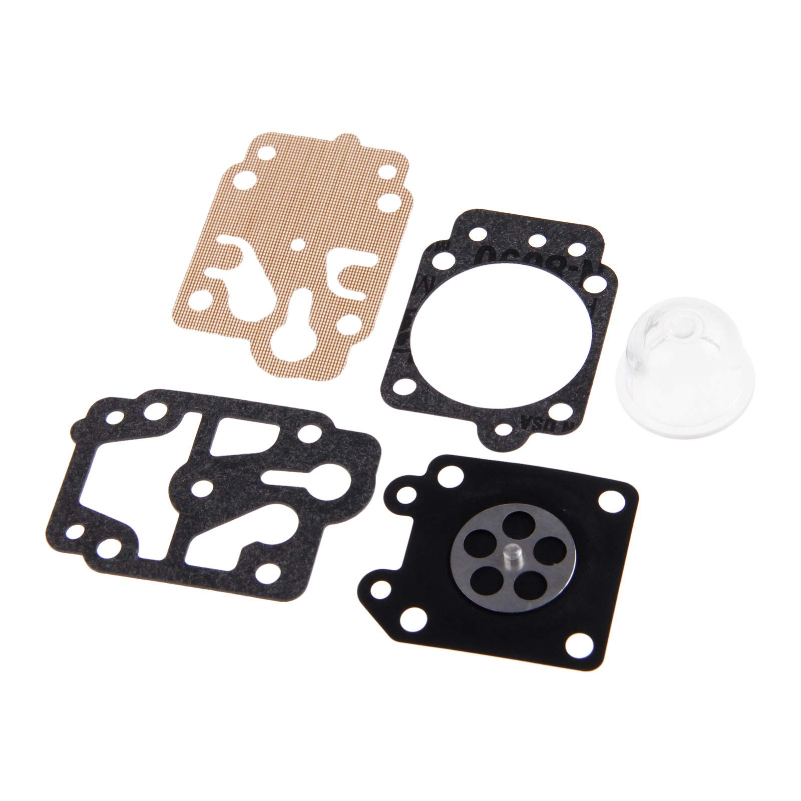 Kit Riparazione Carburatore 12 Pezzi – Guarnizioni Per Decespugliatori BC430 CG430, Compatibile Kawasaki Echo Honda
