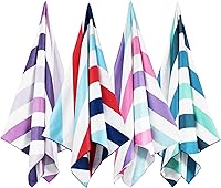 Vista 12 de Whale Flotilla Paquete de 4 toallas de playa grandes de secado rápido (30 x 60 pulgadas), juego de toallas de playa de microfibra sin arena