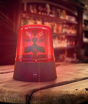 Amazon.co.jp: 回転灯 LEDストロボライト 3インチ 電池式 吸盤