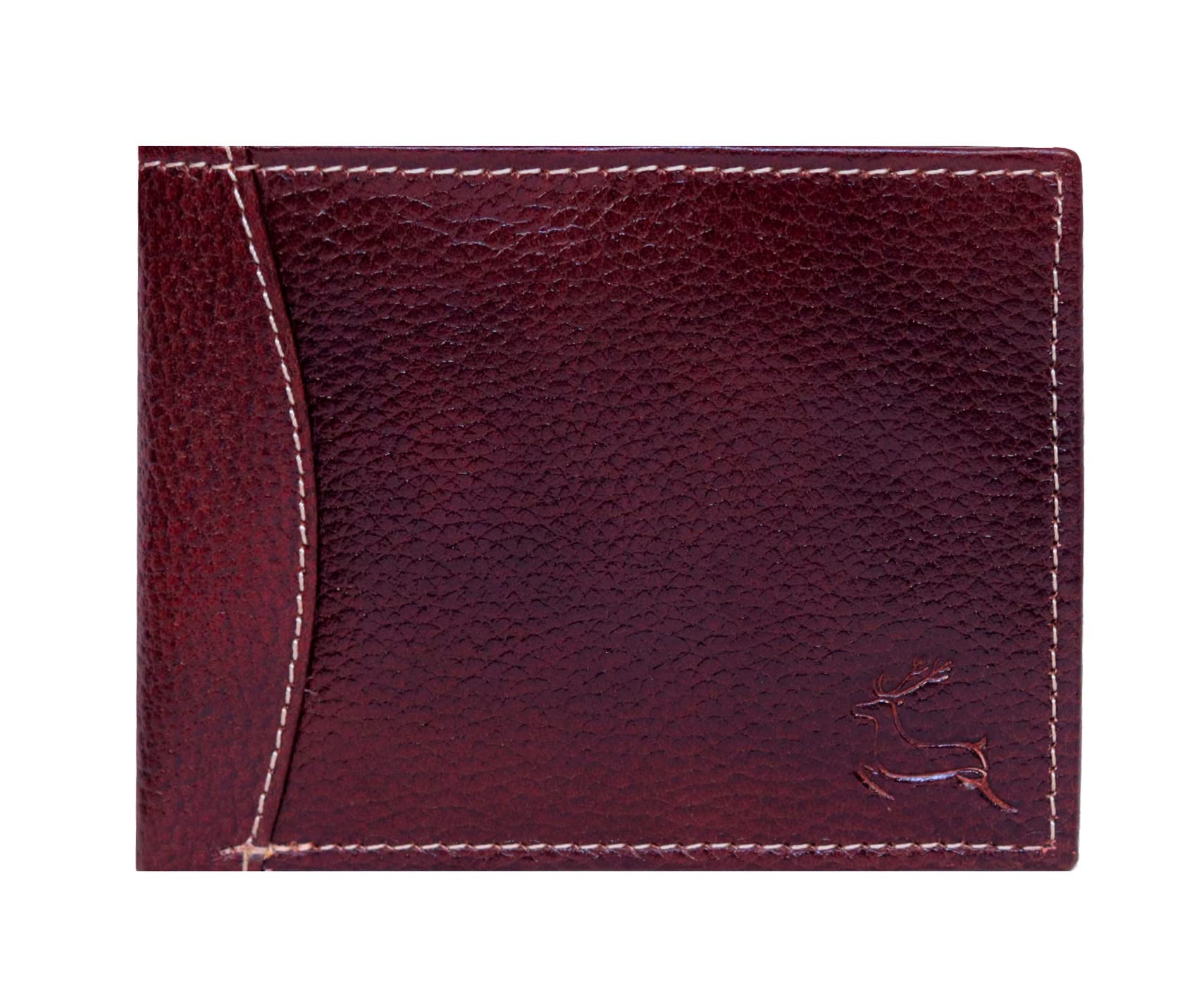 LEADERACHI Men's Bifold Leather Wallet (Brown, BIFOLD-4-BB)