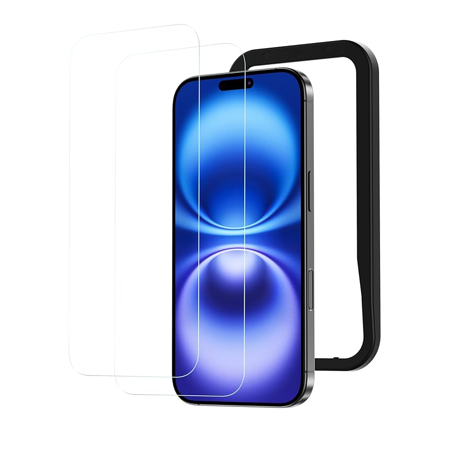 Amazon | NIMASO ガラスフィルム iPhone 16 / iPhone 15 用 強化