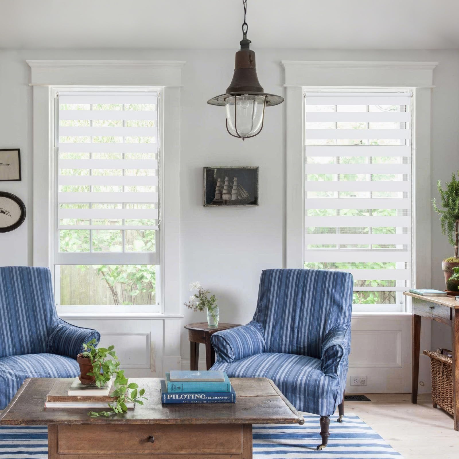 Pleated Blind Klefix No Drilling 44 X 135 C, Opaque Privacy Screen