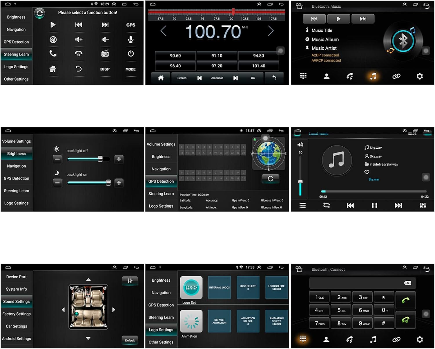 Gеt Dіѕсоunt 70% Prісе Binize Double Din Android 9.1 Car Stereo with GPS 7 Inch Touch Screen Car Radio Bluetooth Head Unit HD Multimedia,Navigation/WiFi,iOS&Android Phone Mirror Link,Support Backup Camera Input(2G +16G)