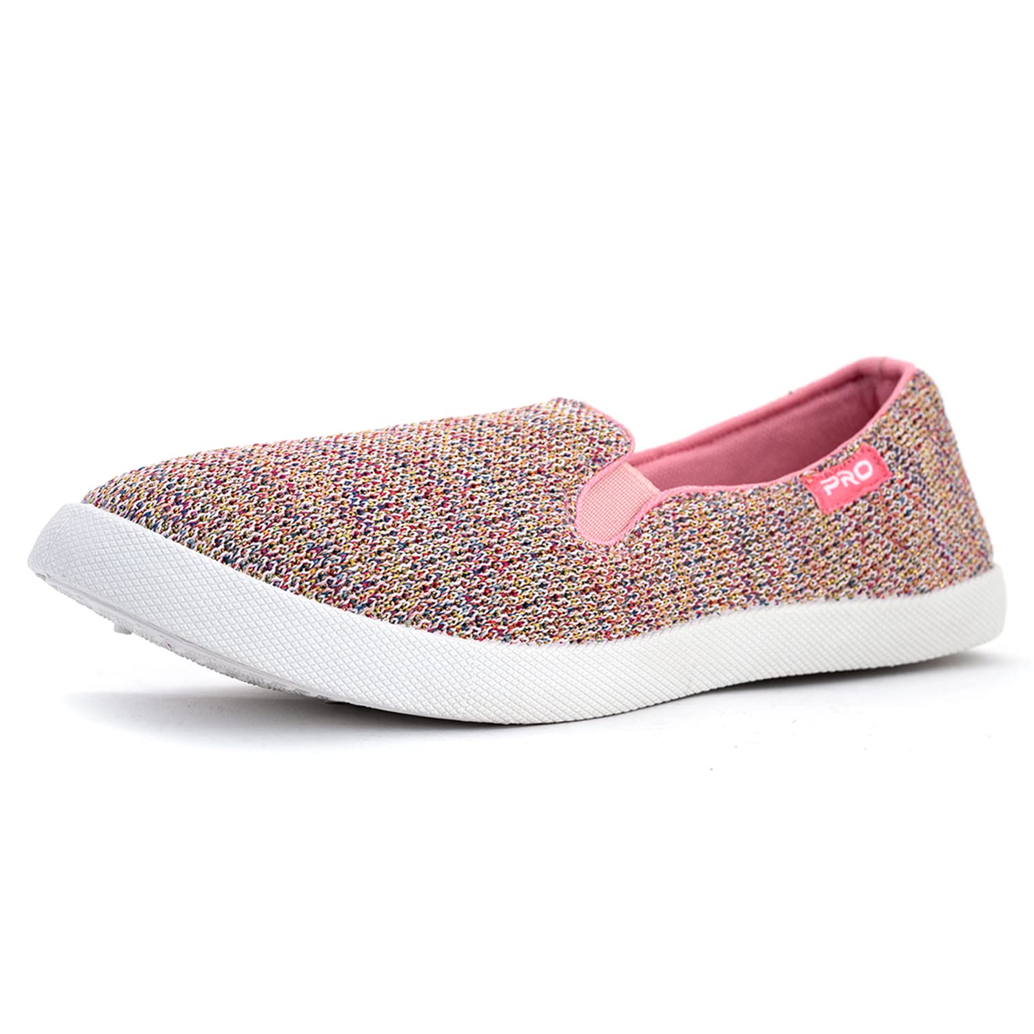 by Khadim's Textile Pink Slip-On Casual Shoe for Women-image-21