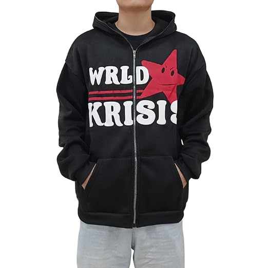 Amazon.com: ZFOFLIK Star Hoodie Y2k Zip Up Hoodie Men Star Sweater