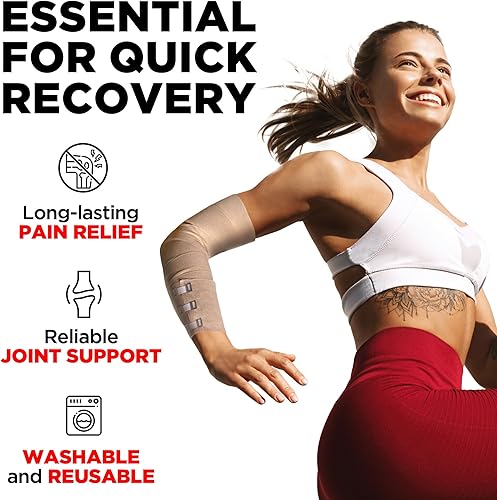 Miniatura 4 de Envoltura elástica de alta calidad paquete de 4  12 clips adicionales vendaje de compresión duradero 2X - 3 pulgadas 2X - 4 rollos de pulgadas que