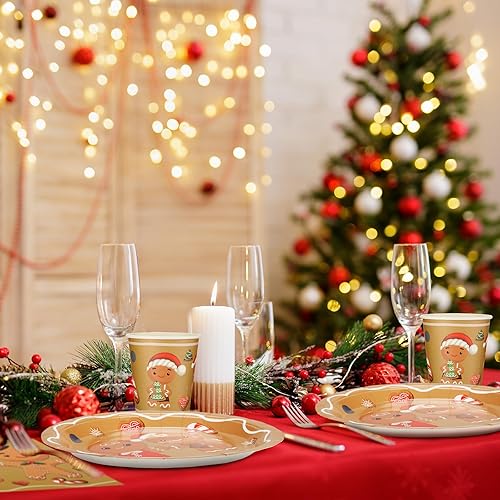 Vista 25 de Skylety Juego de 200 platos de baby shower, tazas y servilletas de color verde salvia, juego de vajilla desechable de eucalipto, suministros