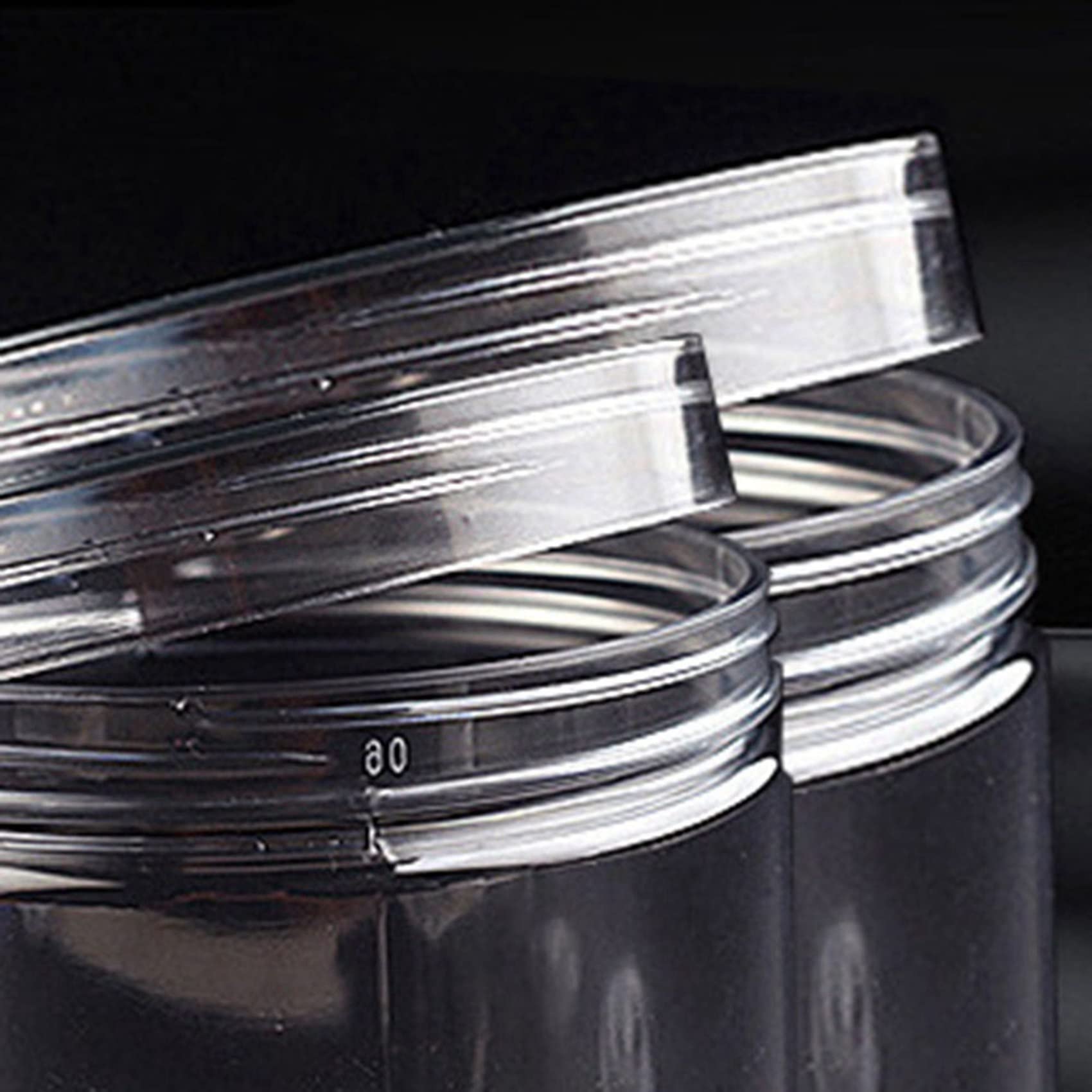 30 . 500 ml słoik żywność zamknięty przezroczysty plastikowy pojemnik kuchenny przekąski pojemniki z pokrywką cukierki ciasteczka pachnąca herbata