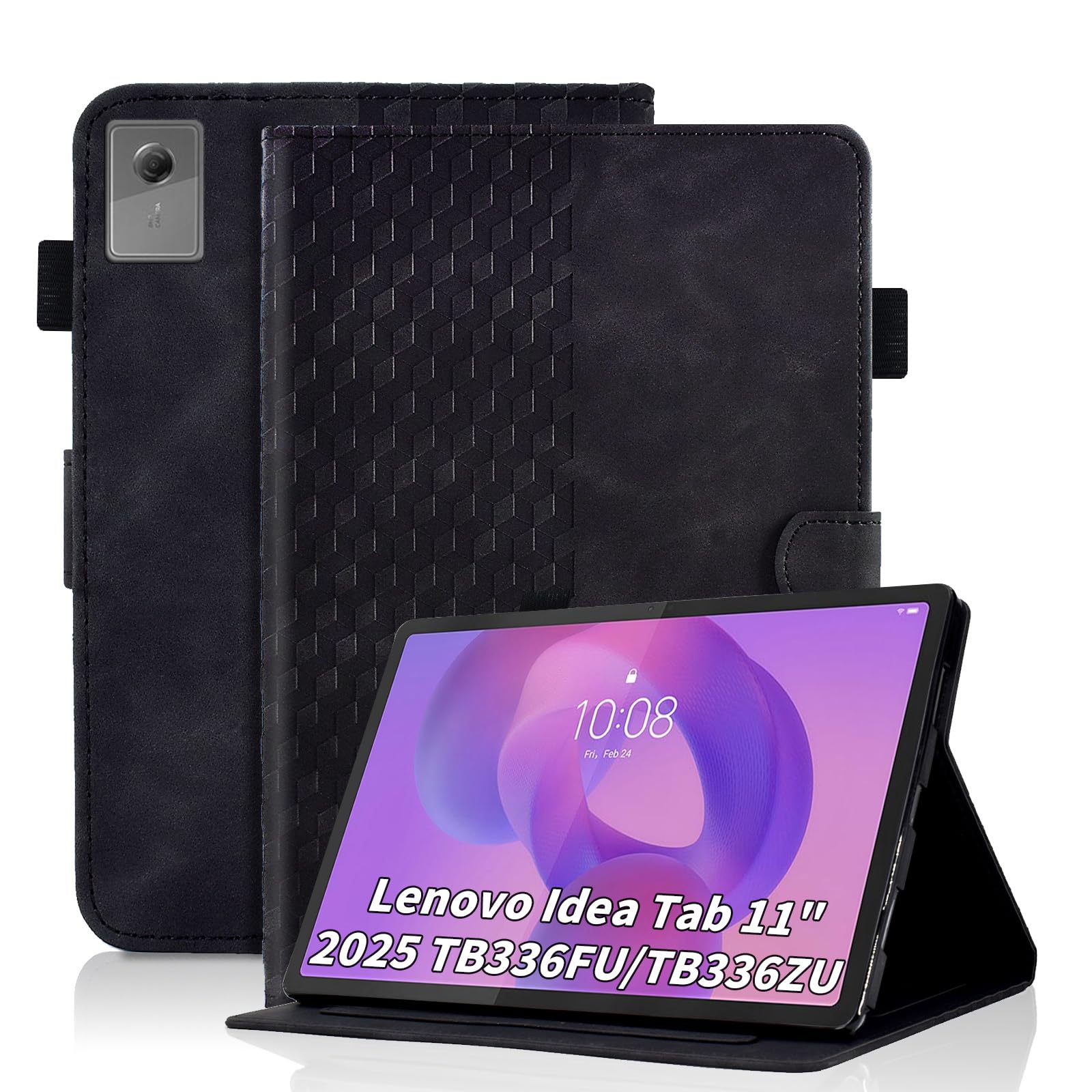 Case for Honor Pad X8a 11 Inch Tablet 2024 Protective Case Premium Leather Folio Smart Case with Auto Sleep/Wake Pen Holder Card Slot for Honor Pad X8a- Dark Green — view 236