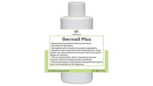 Germall Plus - Conservante natural - Líquido transparente - Excelente conservador de amplio espectro - 4 oz - Compatible con la mayoría de