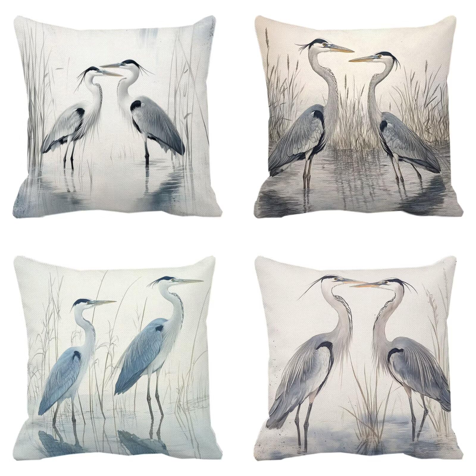 Cojines Sofa Fundas Cojines 60x60cm SúPer Suave Cojin En blanco y negro Animal Juego de 4, Fundas Almohada Impermeable Exterior, Interior Y Exterior Cojin Decorativos, Para JardíN Sillaterraza P-201