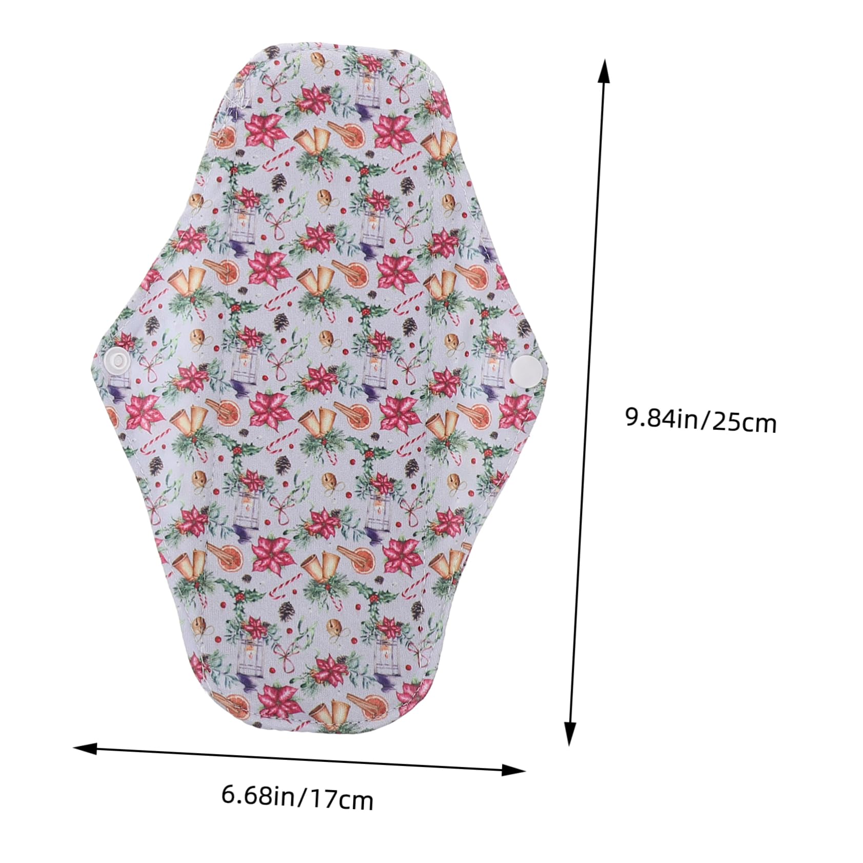 Beaupretty 6 Compresas Menstruales Reutilizables Para Mujeres Y Niñas Con Bolsa De Almacenamiento A Prueba De Fugas Lavables Y Reutilizables.