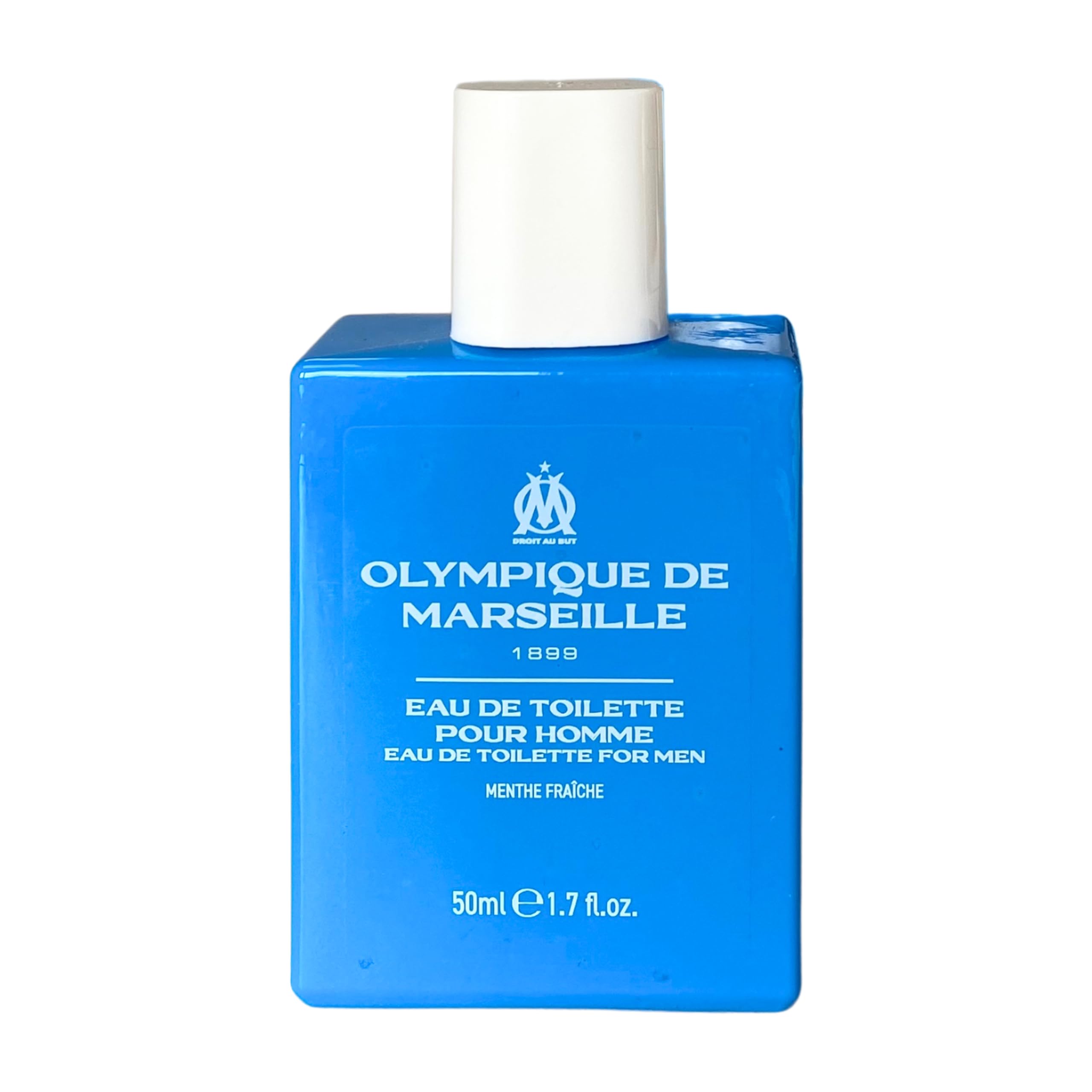 OLYMPIQUE DE MARSEILLE Coffret Cadeau OM Homme, Trousse de Toilette avec Gel Douche 250ml, Déodorant 50ml, Eau de Toilette 50ml