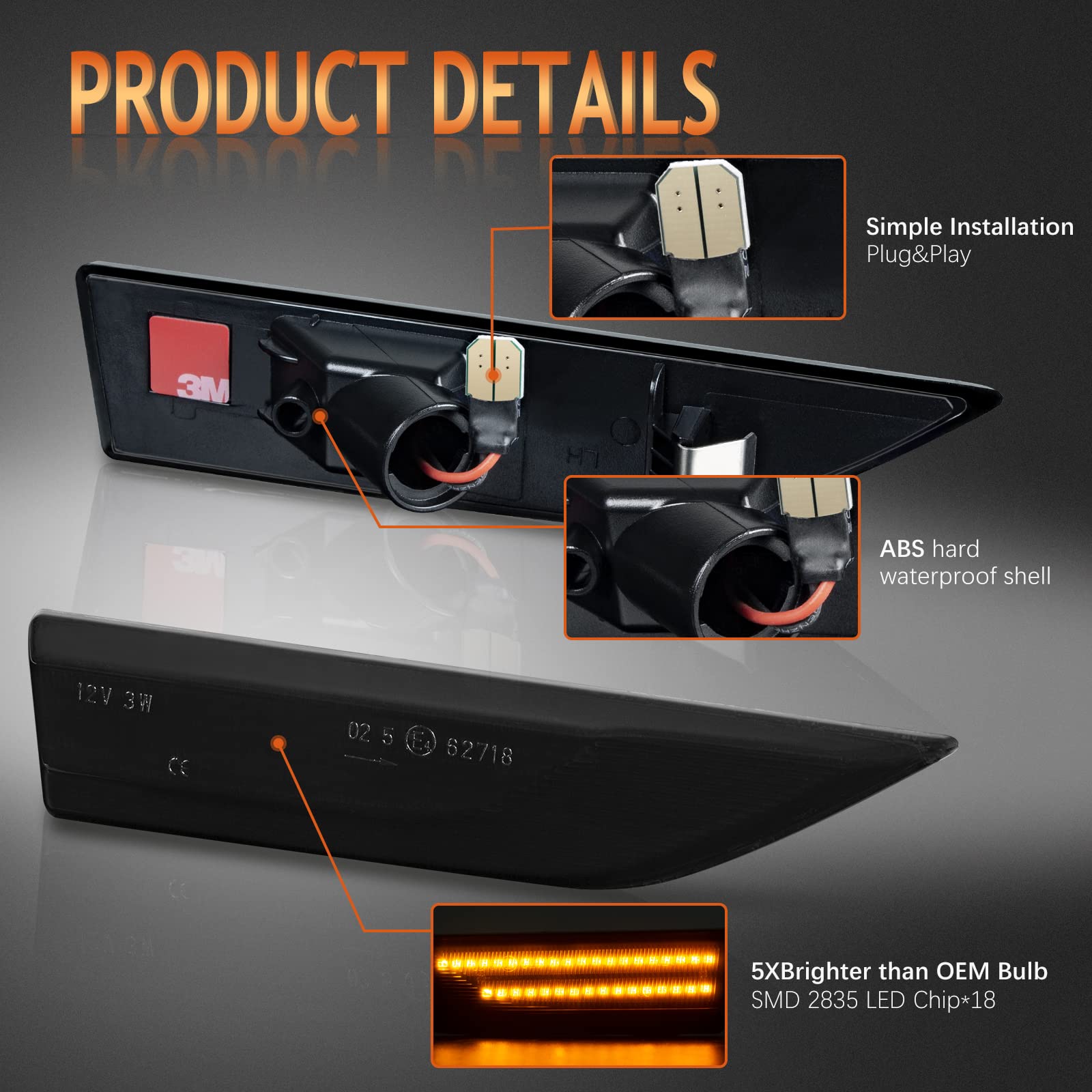 VW Caddy 2010-2016 Crystal Clear Side Indicator Repeater Passenger Side Left | Australia
