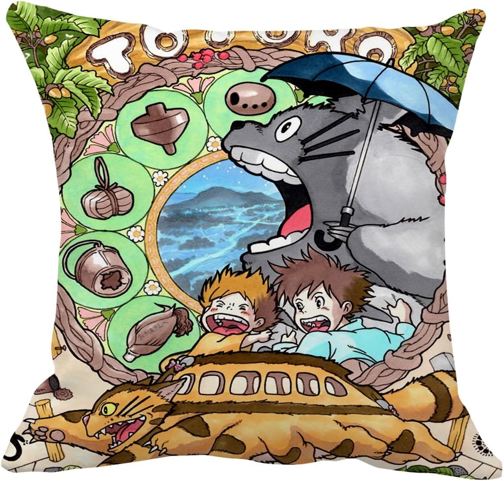 studio ghibli pillow case