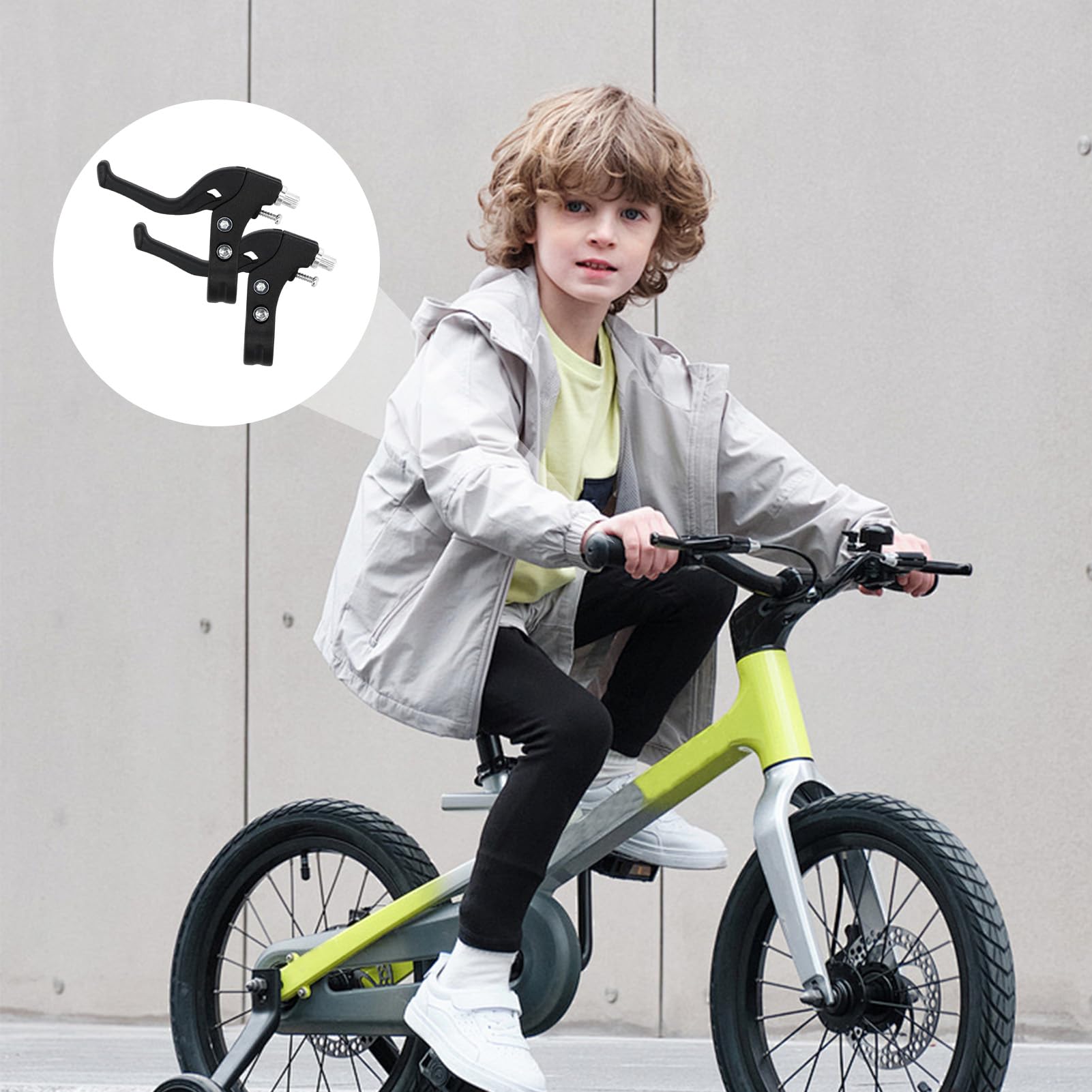 Leviers De Frein Pour Vélo Enfant - Réglables Et Faciles à Installer - Compatible VTT, Vélo Route, Pliable