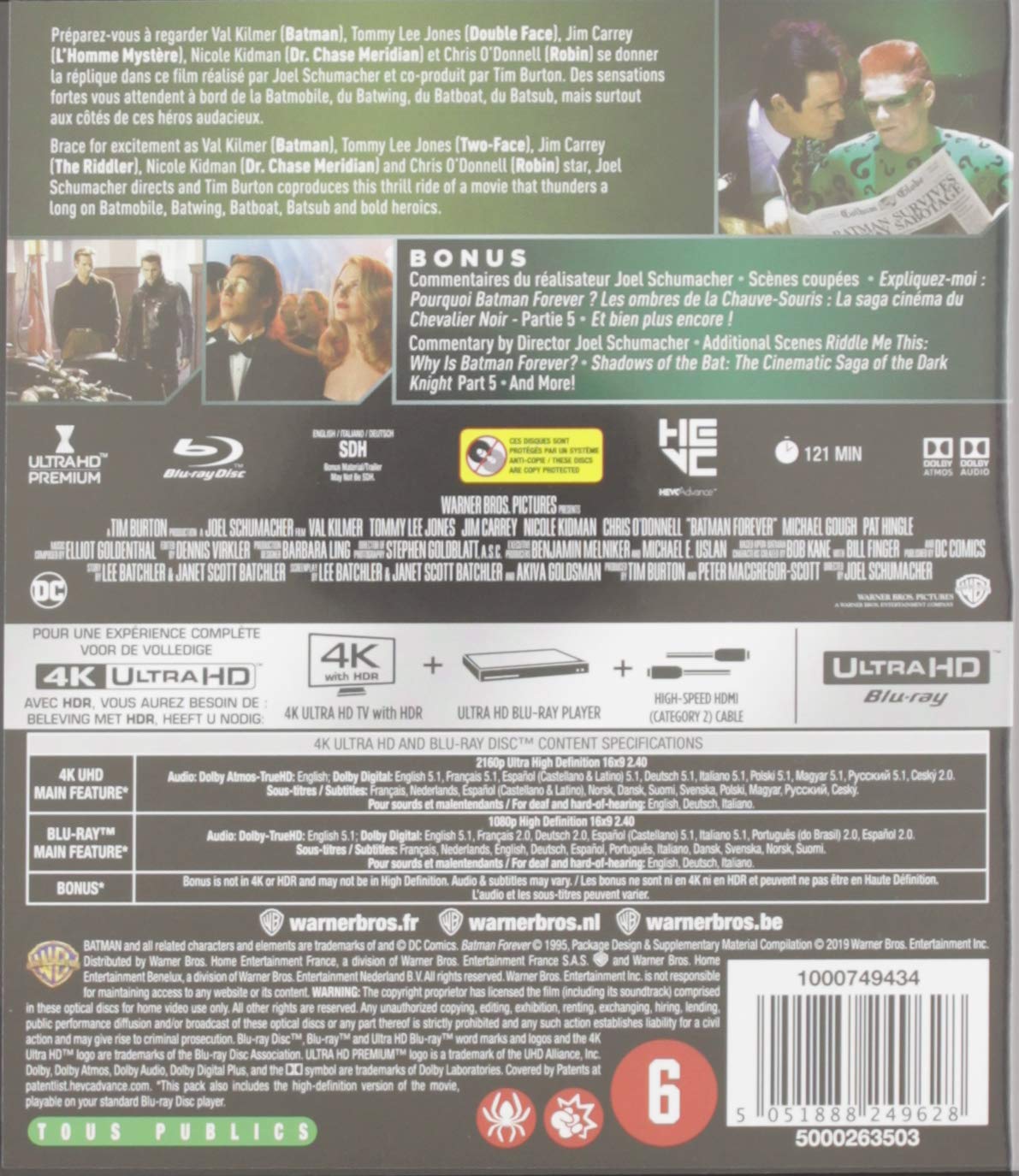 Batman Forever [4K Ultra HD + Blu-Ray]